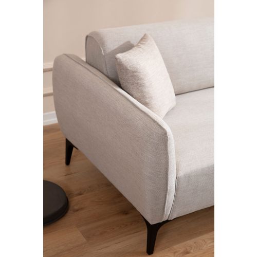 Atelier Del Sofa Kutna garnitura, Bijela, Belissimo Right - Off White slika 4