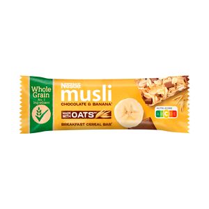 NESTLÉ MUSLI Chocolate & Banana žitna pločica 35g / 12 kom, xxl