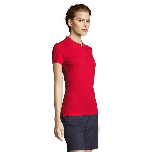 PEOPLE ženska polo majica sa kratkim rukavima - Crvena, 3XL  slika 3