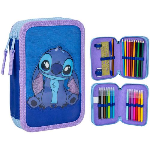 Disney Stitch double pencil case slika 1