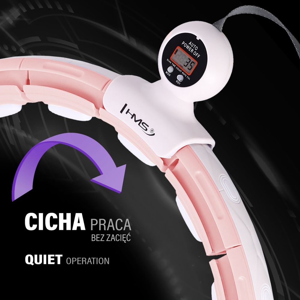 Hhm15 hula hoop rozi magnetski s utegom hms slika 9
