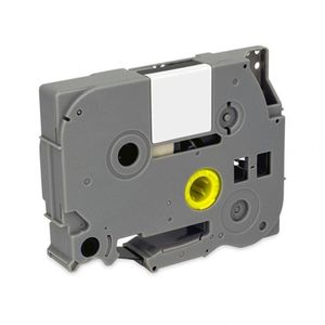 MediaRange Label Tape Cartridge, Replacing Brother TZ-651/TZe-651, 24mm, 8m, Laminated and Permanent Adhesive, Black on Yellow
