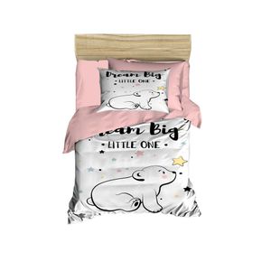 Set posteljine za bebe PH136 u roza, bijeloj i crnoj boji