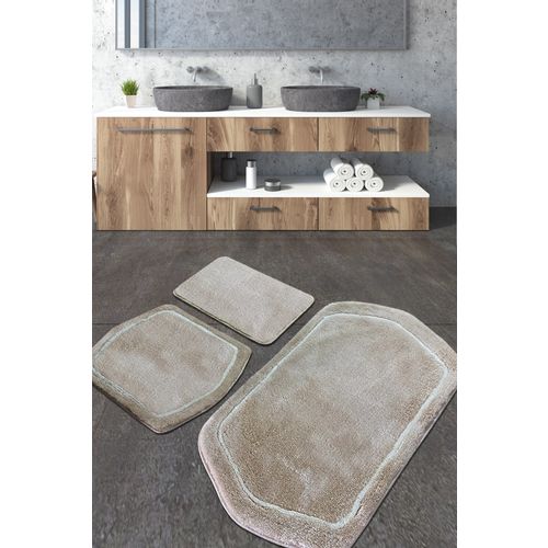 Genom - Stone Stone Acrylic Bathmat Set (3 Pieces) slika 1