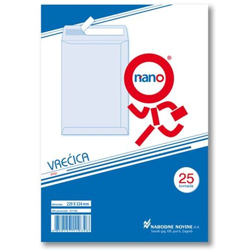 Vrećice 229x324 mm C4-N strip, natron, 25/1 slika 2