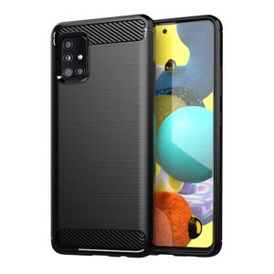 Carbon Case Fleksibilna futrola za Samsung Galaxy M51 crna