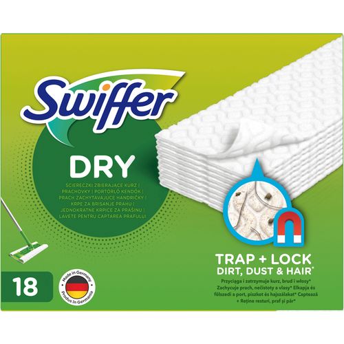 Swiffer Dry jednokratne krpice za čišćenje podova, refil 18/1 slika 1