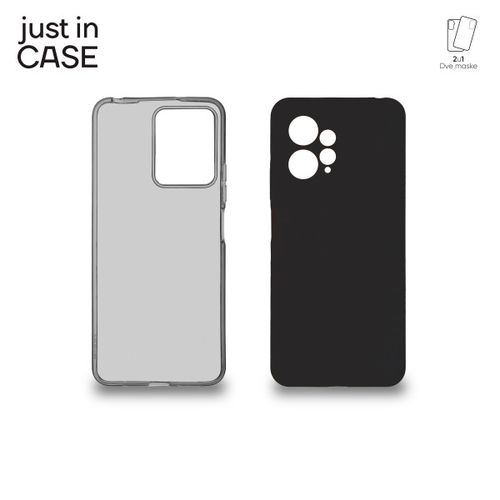  Xiaomi Redmi Note 12 2u1 Extra case MIX paket maski za telefon CRNI  slika 1