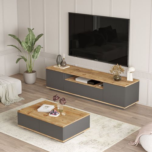 FR17-AA Atlantic Pine
Anthracite Living Room Furniture Set slika 1