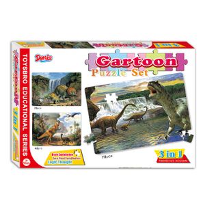 Puzzle / Slagalica set Dinosauri 3/1-153 kom