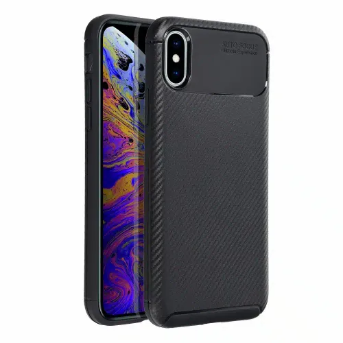 CARBON PREMIUM maska za iPhone X/XS crna slika 1