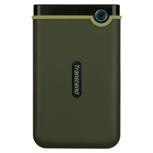 Transcend TS1TSJ25M3G External HDD 1TB Slim form factor, M3G, USB 3.1, 2.5, Anti-shock system, Backup software, 185g, Military Green (Slim)