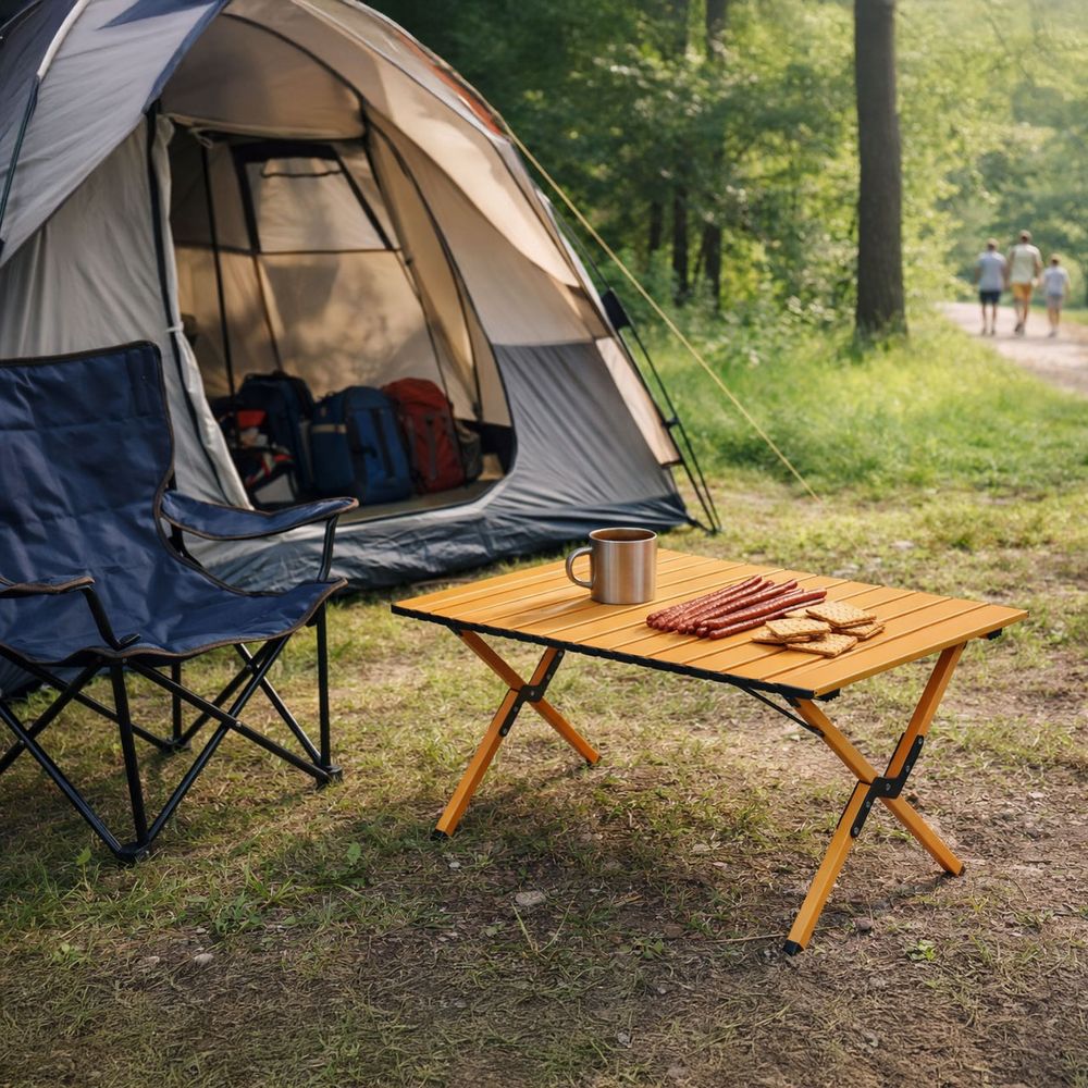 MultiGarden sklopivi kamping stol 90 × 60 cm s torbom za nošenje slika 3