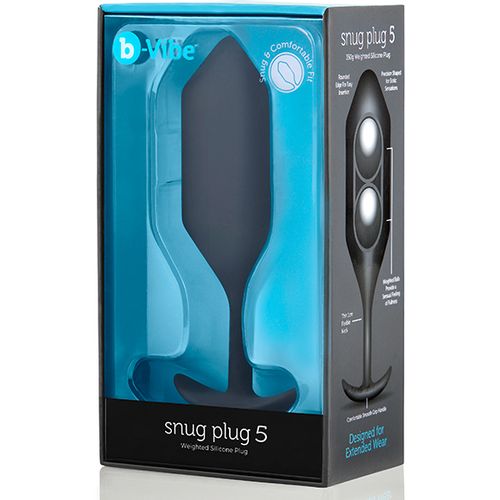 Analni čep B-Vibe - Snug Plug, crni slika 7