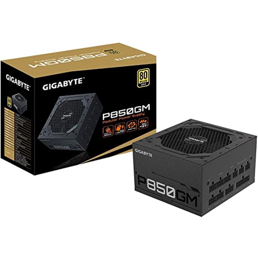 Gigabyte PSU 850W Gold Modular80+ GOLD; Fully Modular8xSATA,4xPCIe 6+2 Pin, 1xFloppy; slika 1