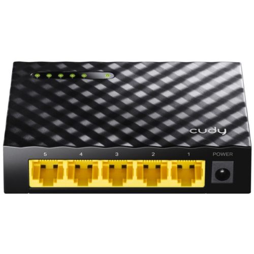 Cudy GS105D 5-Port Gbit Desktop Switch, 5x RJ45 10/100/1000 (Alt. GS105, SG105, PFS3005-GT-L) slika 1