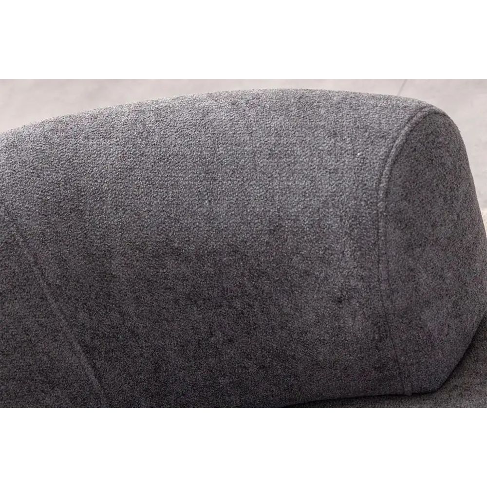 Sofa za tri osobe Roma - tamno siva slika 5