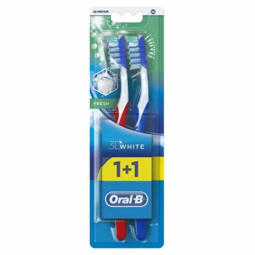 Oral-B 3D White Fresh zubna četkica 2 kom slika 1