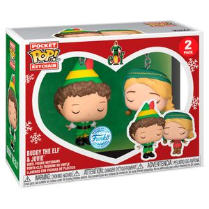 Pocket POP pack 2 keychain Elf Buddy & Jovie