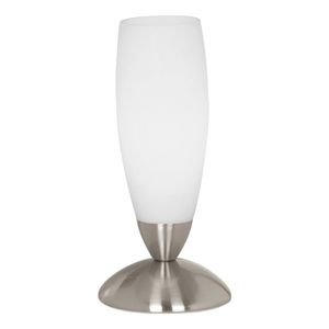 Eglo Slim stolna lampa/1 h220 nikl-mat/bijela 