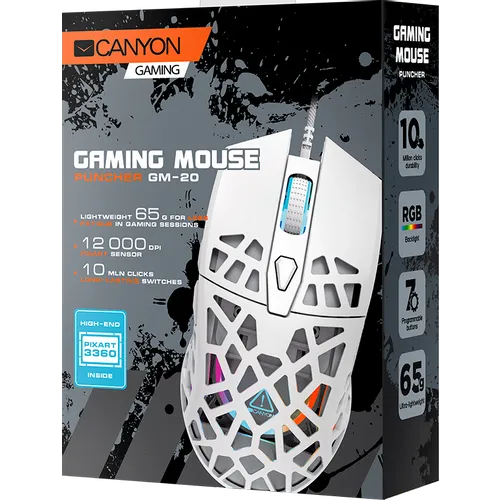 Canyon Puncher GM-20W Gaming miš, optički (CND-SGM20W) slika 4