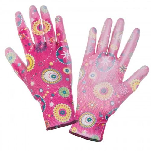 PROFIX rukavice pu ružičaste m L230308k slika 1
