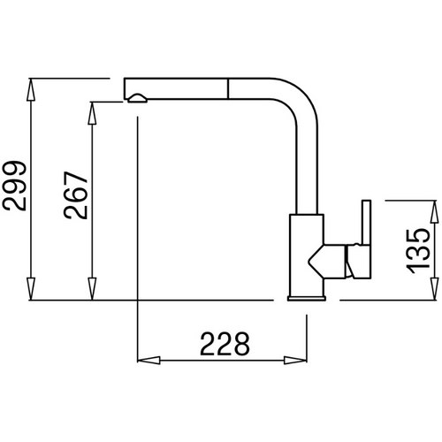 Elleci slavina C02 inox  MIKC02CR slika 2