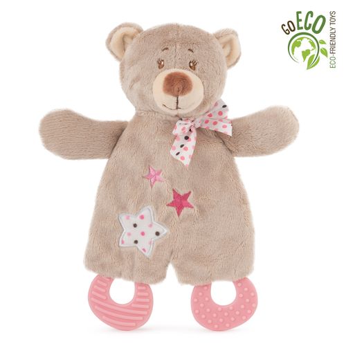 Amek plišana igračka Eco Bear grickalica 23 cm - Pink slika 1