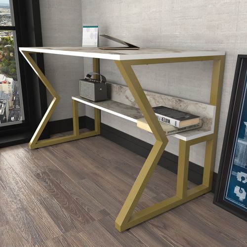 Wake - White, Gold White
Gold Study Desk slika 3