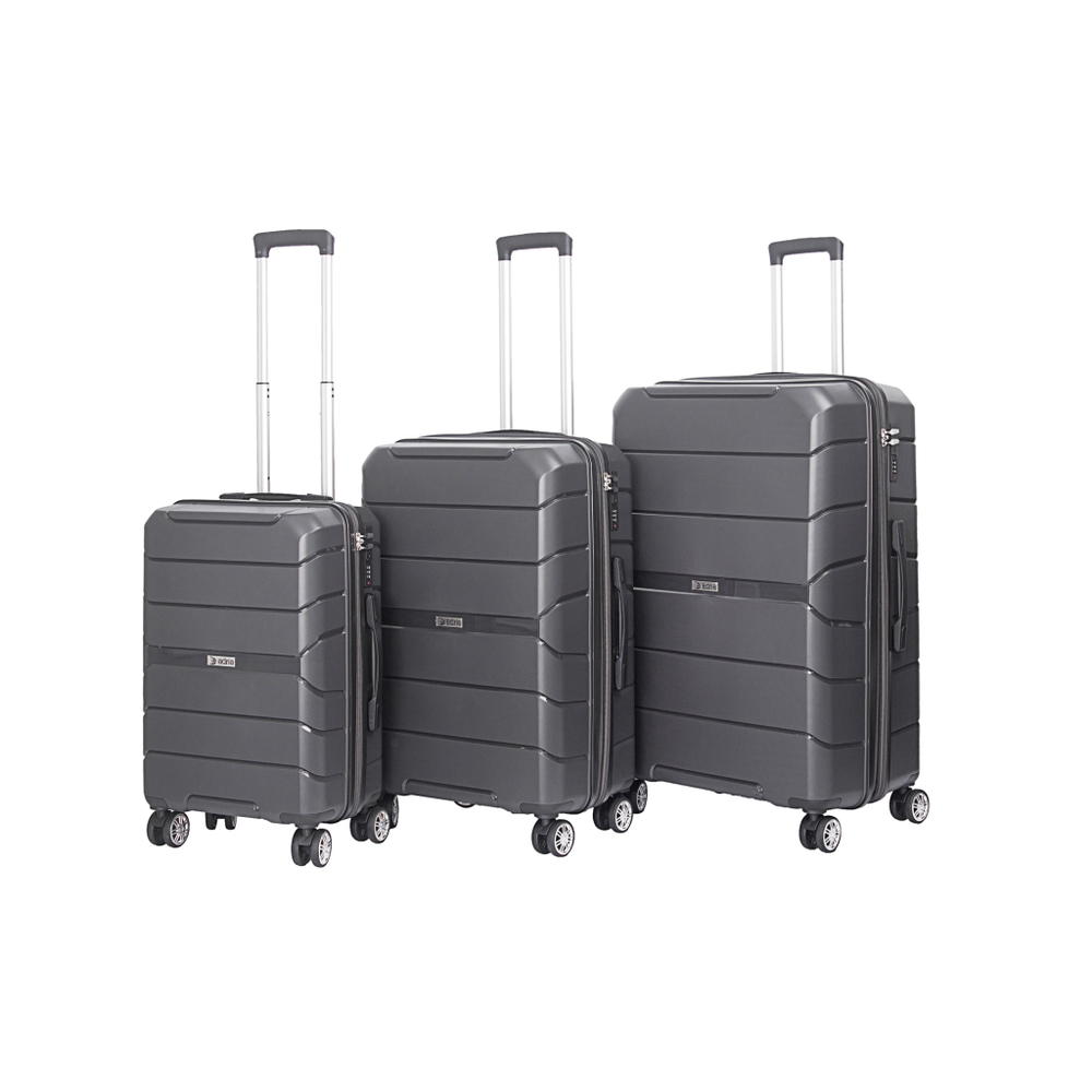 Kofer Adria - Set od tri komada, Tamno sivi slika 1