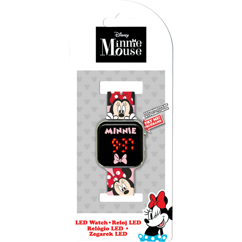 Disney MN4369 Dječiji digitalni LED sat Minnie Mouse slika 2
