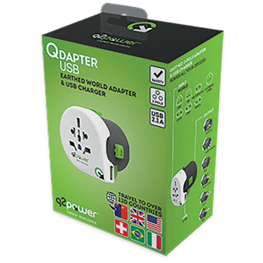 q2power Adapter, strujni, univerzalni, USB - QDAPTER USB slika 2
