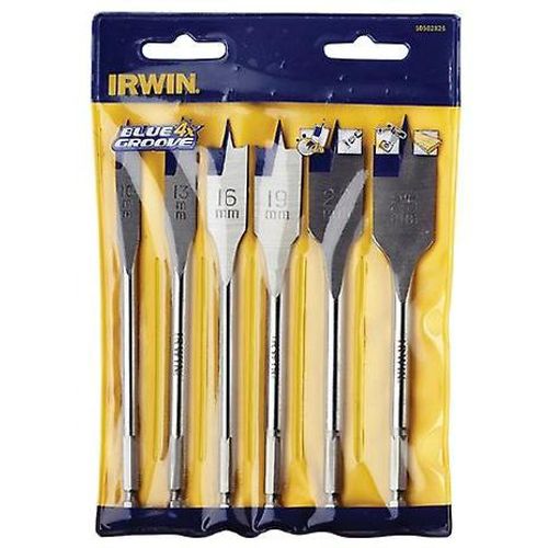 Irwin set lopatastih svrdla Blue Groove, 6 komada, veličine 10, 13, 16, 19, 22, 25 mm slika 1