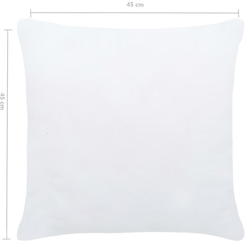 Punjenja za jastuke 4 kom 45 x 45 cm bijela slika 11