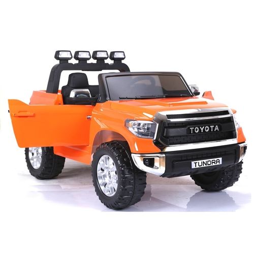 Licencirani auto na akumulator Toyota Tundra - dvosjed - narančasta slika 2