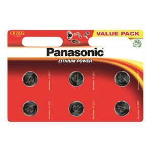 Panasonic baterije male CR-2032EL/6BP Lithium Coin