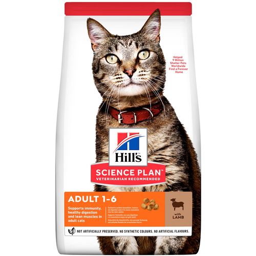 Hill's™ Science Plan Mačka Adult 1-6 s Janjetinom, 10kg slika 1
