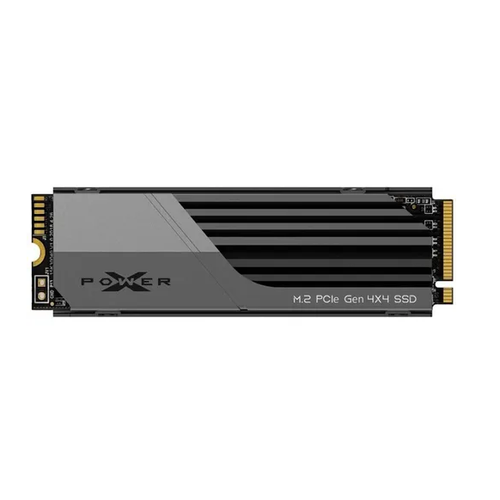 Silicon Power SP01KGBP44XS7005 M.2 NVMe 1TB, 2280, PCIe Gen 4x4, XS70, 3D NAND, Read up to 7,300 MB/s, Write up to 6,000 MB/s, w/ Heat Sink slika 1