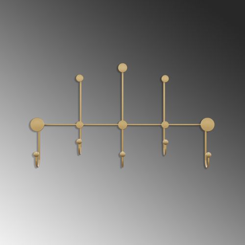 Iyon-A Gold Metal Wall Hook slika 5