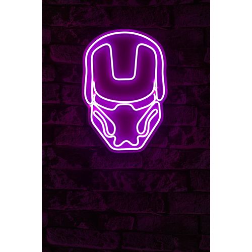Wallity Ukrasna plastična LED rasvjeta, Iron Man - Pink slika 10