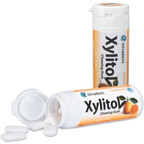 Miradent Xylitol Chewing gum FRESH FRUIT slika 1