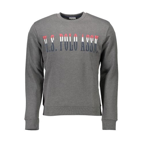 US POLO SWEATSHIRT WITHOUT ZIP MAN GRAY slika 1