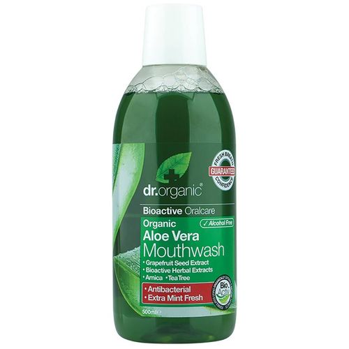  Dr. Organic ALOE VERA tekućina za ispiranje usta 500ml 00116 slika 1