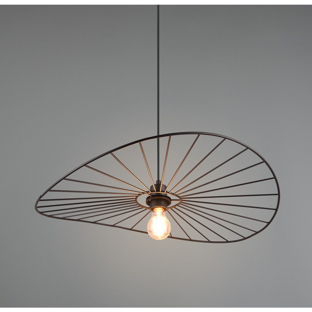 CHAPEAU LUSTER CRNO MAT,1XE27 slika 5