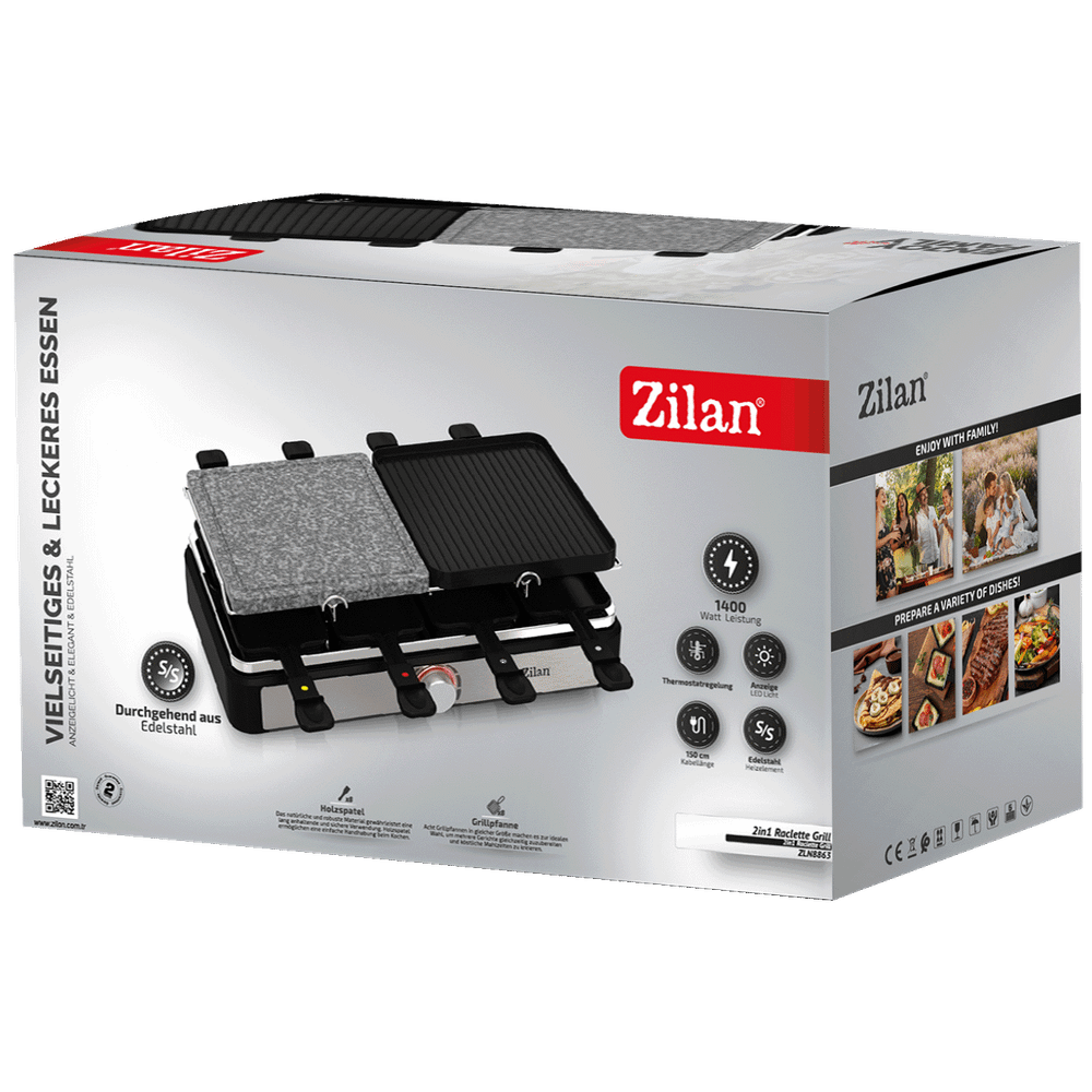 Zilan Električni Roštilj / Raclette, 2u1, 1400W - ZLN8863 slika 7