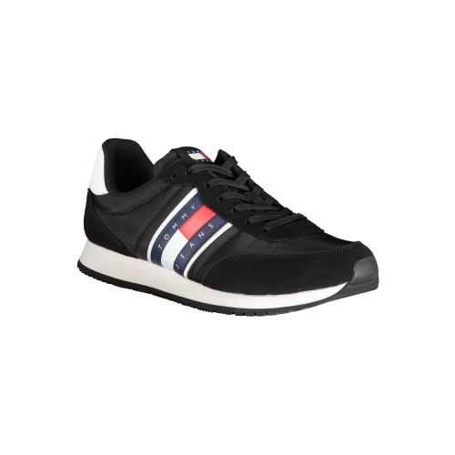 TOMMY HILFIGER BLACK MEN'S SPORTS SHOES slika 2