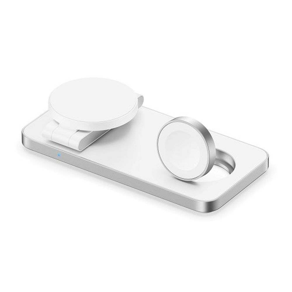 MAXMOBILE BEŽIČNI PUNJAČ YM-T8 PD MagSafe, SET 3U1 bijeli slika 5
