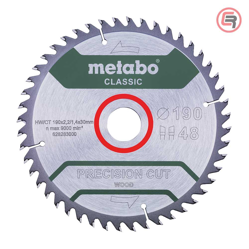 Metabo List Kružne Pile 190 x 2,2 / 1,4 x 30 / Z = 48 Precision Cut Wood Classic - 628283000 slika 1