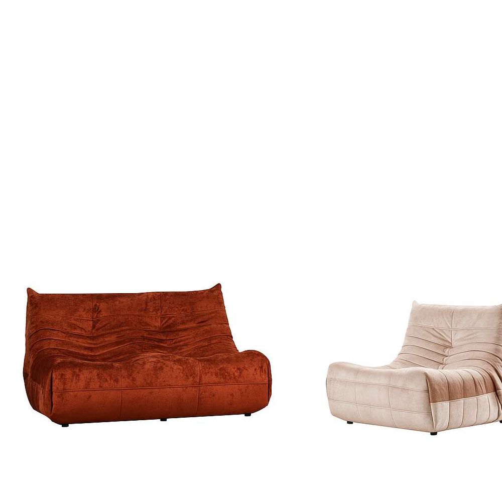 Dvosjed Sofa Bocek - Crvena slika 6