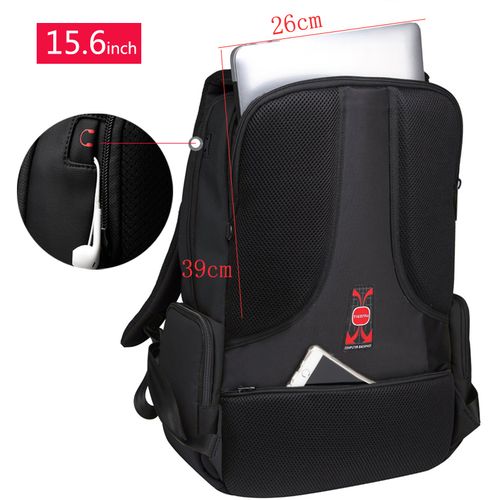 Tigernu ruksak T-B3143-USB, 15.6", crna slika 8